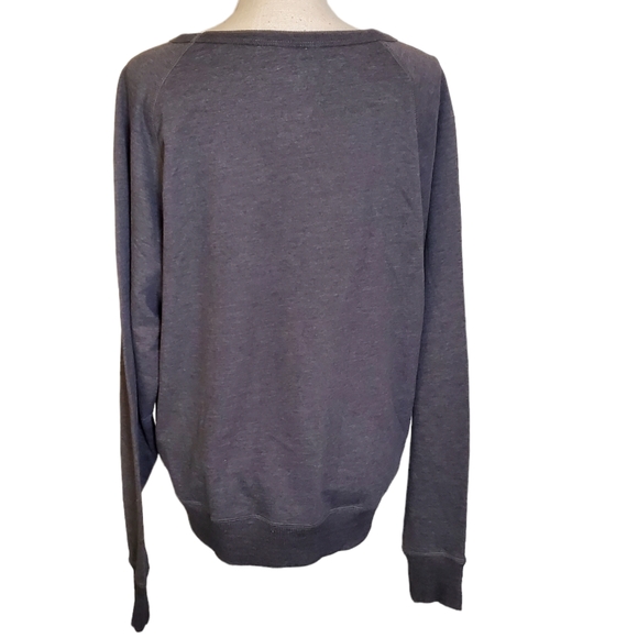 LOL | Women's gray with animal-print and white text graphic sweater. NWT - Picture 3 of 7